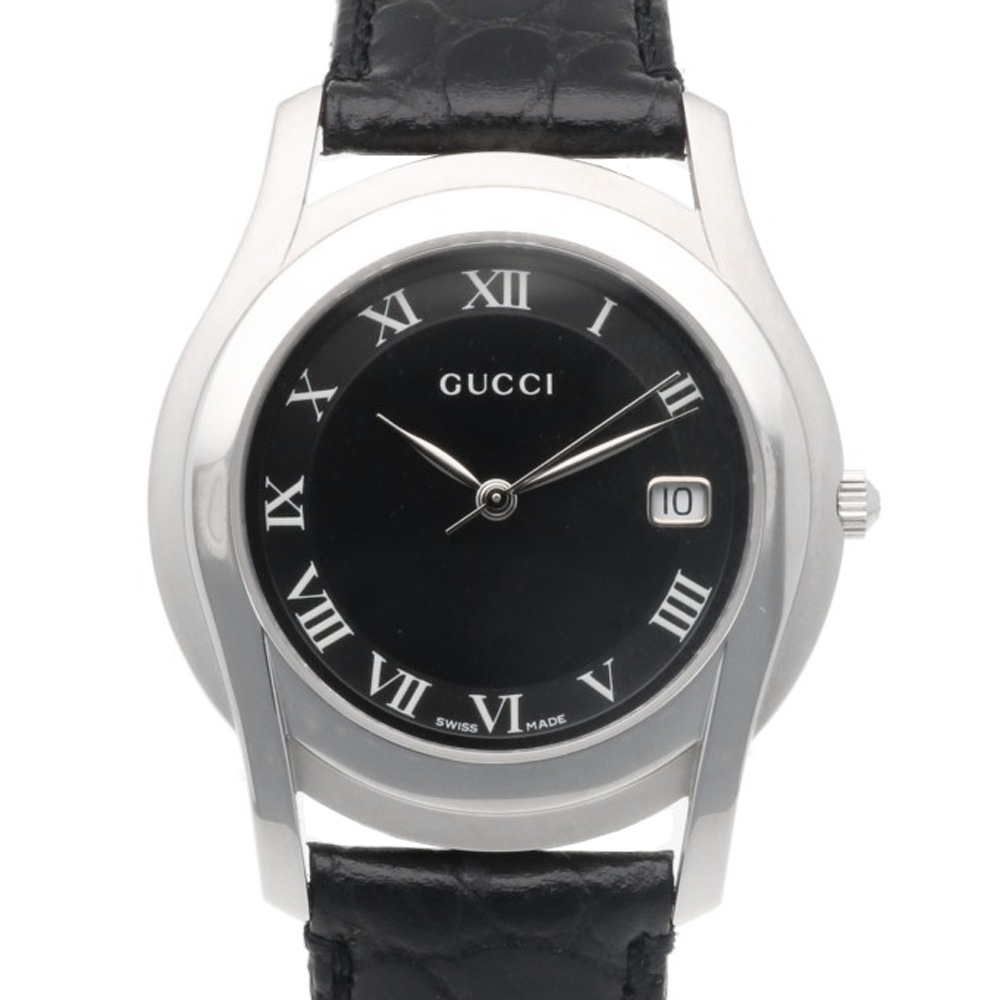 グッチ 腕時計 ステンレススチール 5500M クオーツ 1年保証 GUCCI 中古 19,837円
