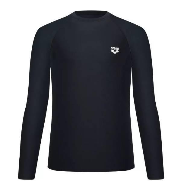 男性サンセットリラックスフィットラッシュガード(A4BM1RR46BLK)