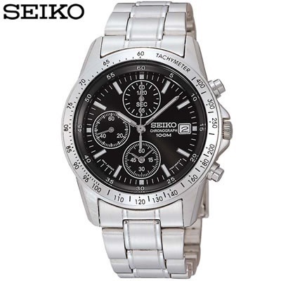 正規品 セイコー 腕時計 メンズ SND367PC ブラック SEIKO