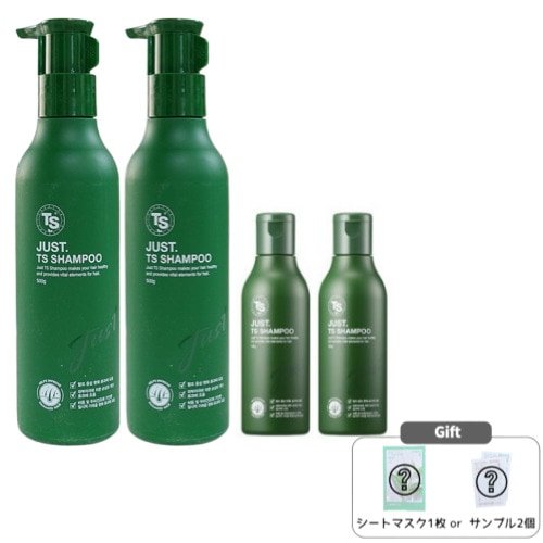 TSジャストシャンプー 500g x 2p + 100g x 2p