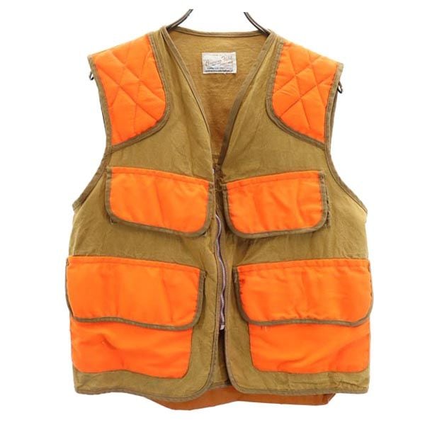 アメリカンフィールド 70s ヴィンテージ ハンティング ベスト ベージュ系 American Field メンズ