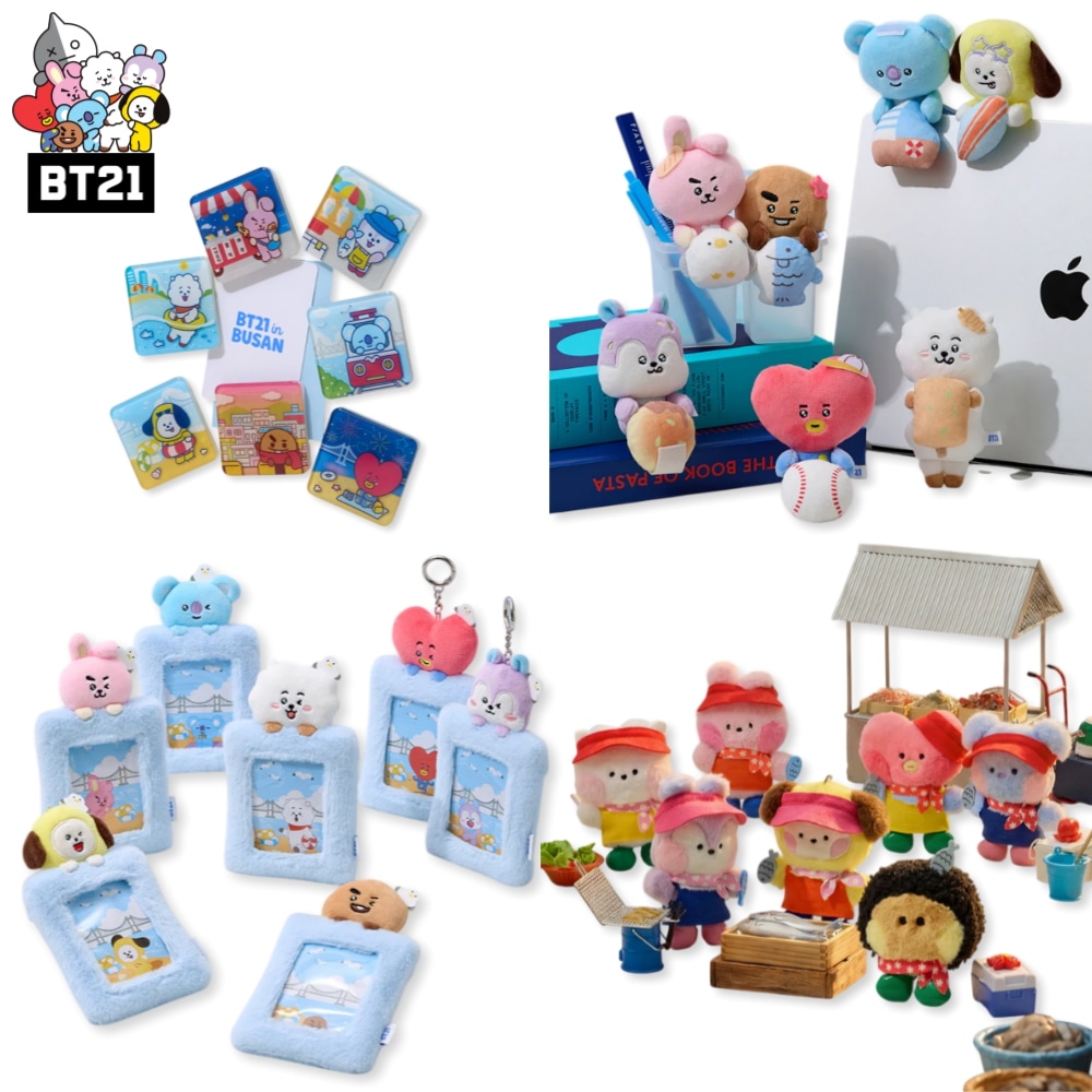 Qoo10] BT21 【公式】BT21釜山シリーズグッズ 5種