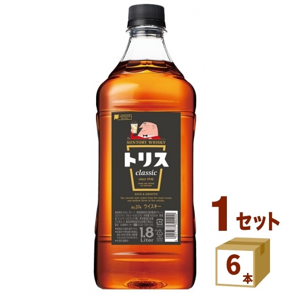 サントリー トリスクラシック 1.8L 1800 ml6本 ウイスキー【送料無料一部地域は除く】