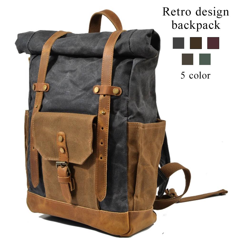 リュック メンズ レトロデザインバックパック ブランド 大学生 パソコン スポーツ 軽量 2WAY 小さめ 春 40代 ビジネス バッグ アウトドア 撥水 大容量 秋 冬 10代 PC 40L 革 レ