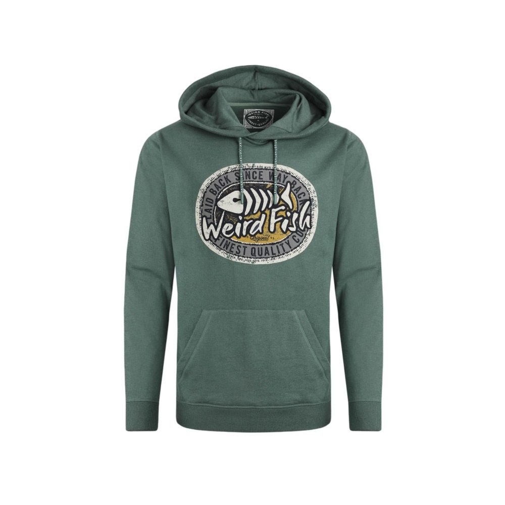 (英国より直送) ウィアードフィッシュメンズブライアントロゴプリントパーカー