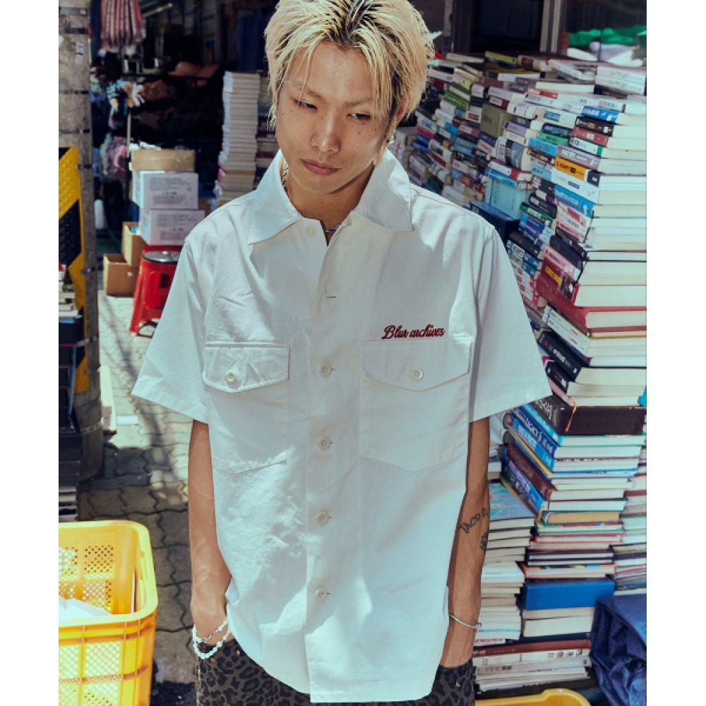 BLUR スロットマシンワークシャツ [オフホワイト] 8,659円