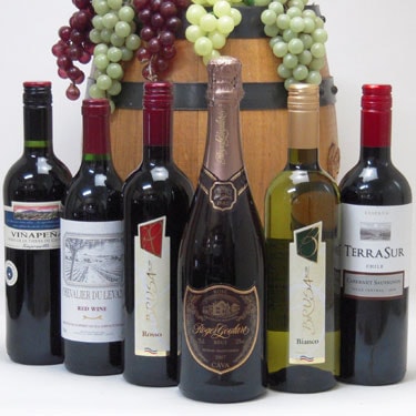 【第10弾福袋】ドンペリに勝った噂のロジャー グラート +ワインが5本セット！