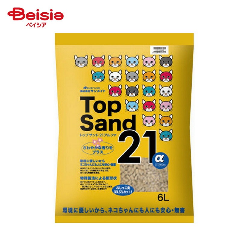 サンメイト トップサンド21アルファ6L×6個 ペット