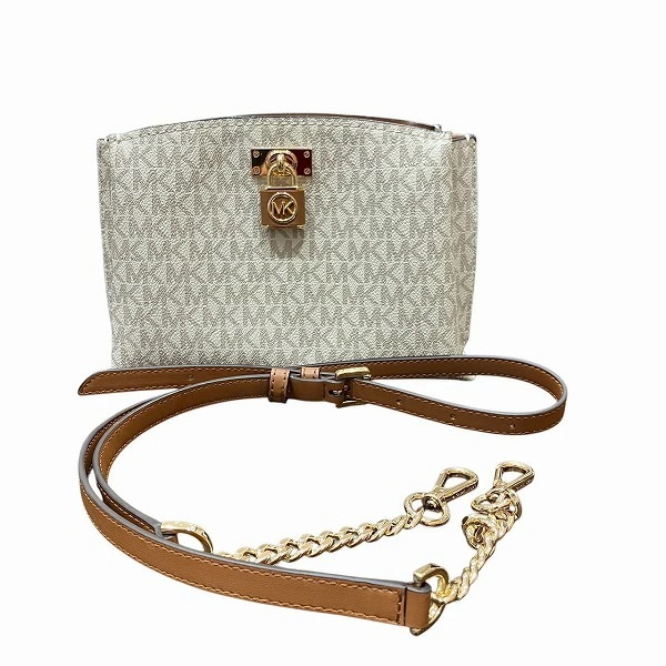 マイケル・ コース MKシグネチャー RUBY 30S3GR0M2B ショルダーバッグ 【中古】