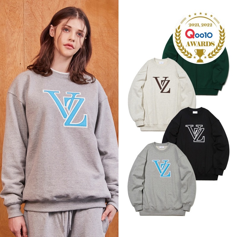 VZ Applique Sweat Shirts 韓ストファッション