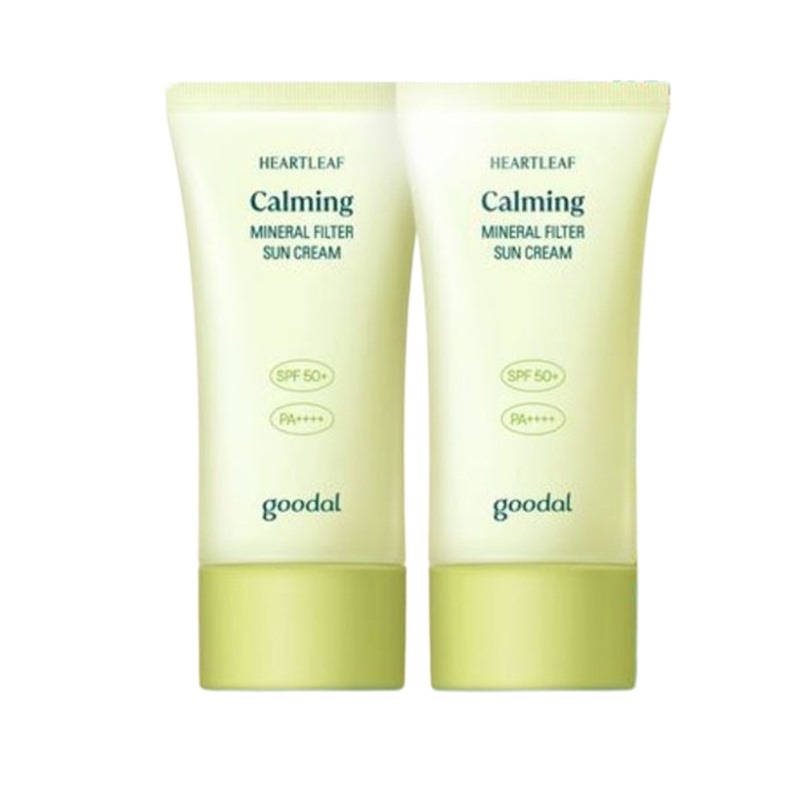 澄んだドクダミ 鎮静 無機日焼け止めクリーム 50ml 1+1