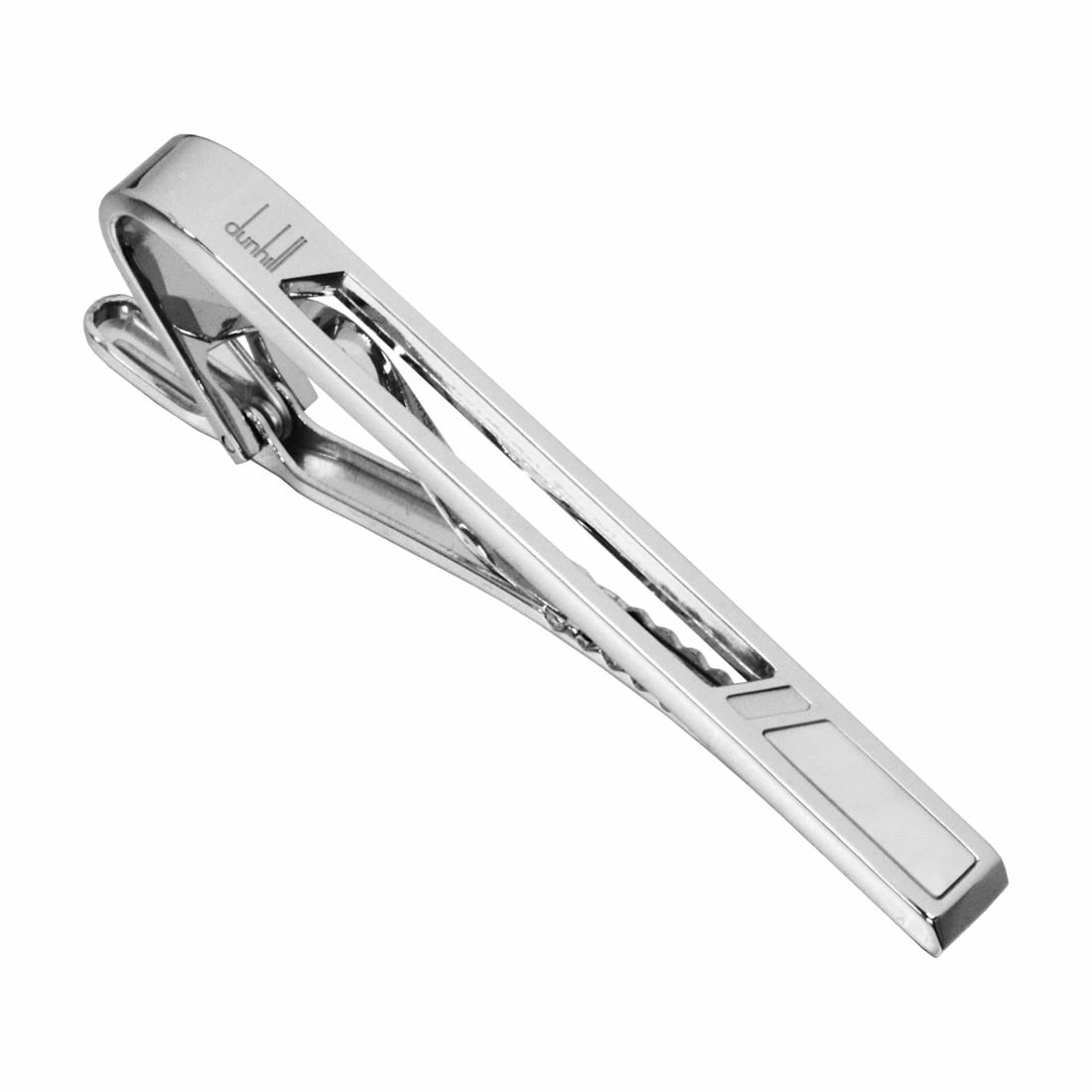 dunhill 20FYS8142040 ダンヒル マザーオブパール カットアウト ネクタイピン・タイクリップ スターリングシルバー シルバー