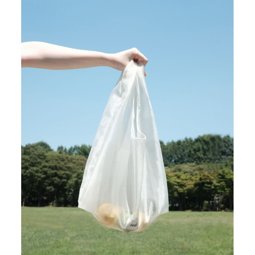 OVHEE オーガンザトートバッグオーガンザトートバッグ_レモン