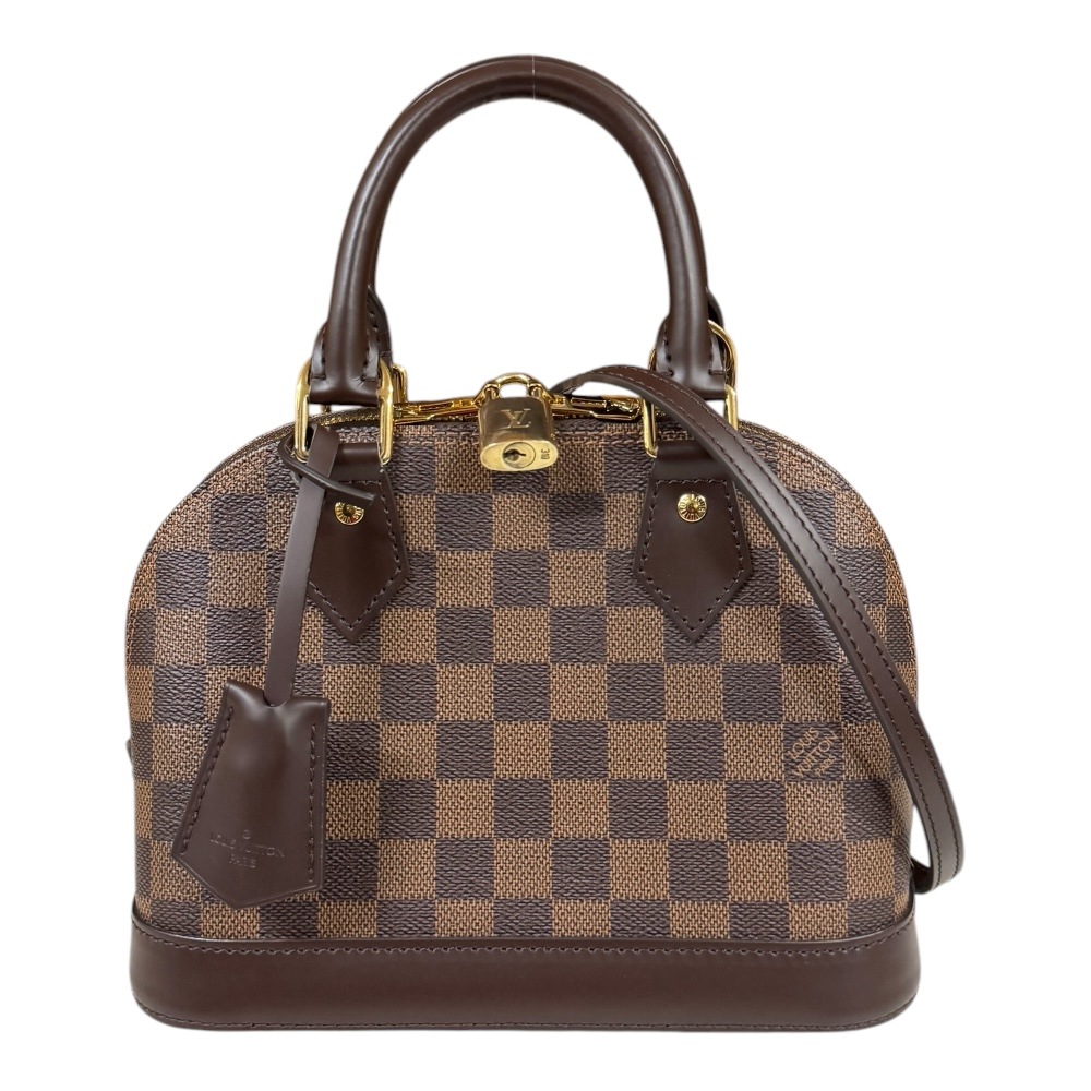 ルイヴィトン アルマBB ダミエ ショルダーバッグ ダミエキャンバス N40606 ブラウン LOUIS VUITTON 中古 美品