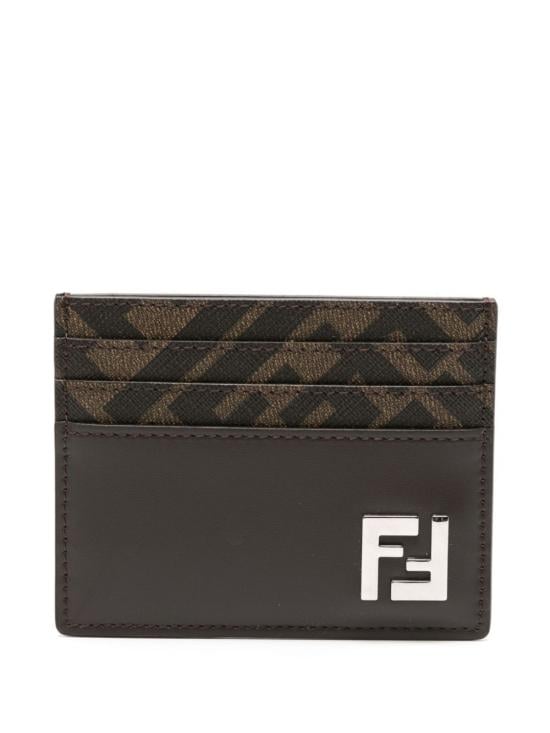 FENDI Men Business Card Wallet 7M0164 AFF2 F1Q1C REAL EBANO TBMR