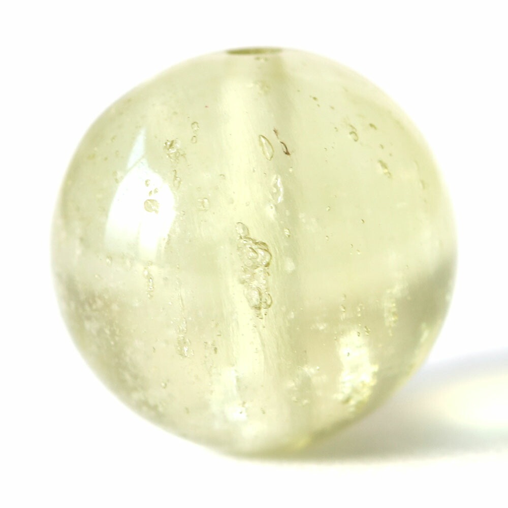 「1点もの 現品」 1粒売り リビアングラス 10mm (実寸10.3mm) パワーストーン バラ売り 天然石 パワーストーン ばら売り ビーズ 穴あき 1玉売り アクセサリー zz000244-j