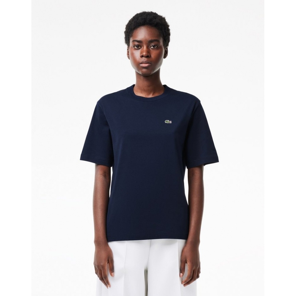 ラコステレディースリラックスフィットベーシックショートスリーブ T シャツ TF7215-54G 166