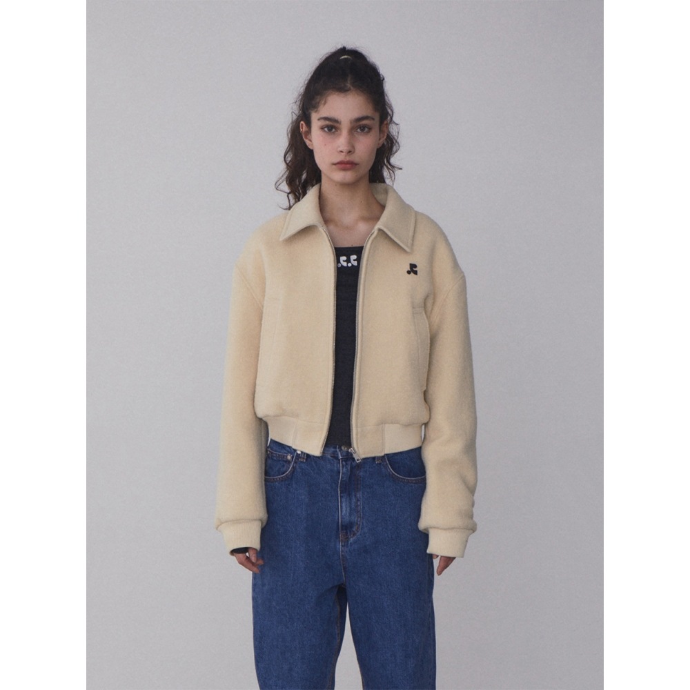 レスト&レスツ RR コミュニティボンバージャケットアイボリー