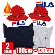 Qoo10 Fila フィラ 裏起毛 女の子 プルオ キッズ