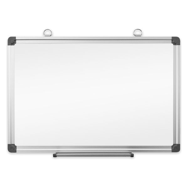 （まとめ買い）アスカ アルミ枠ホワイトボード Mサイズ AWB056 [x3]