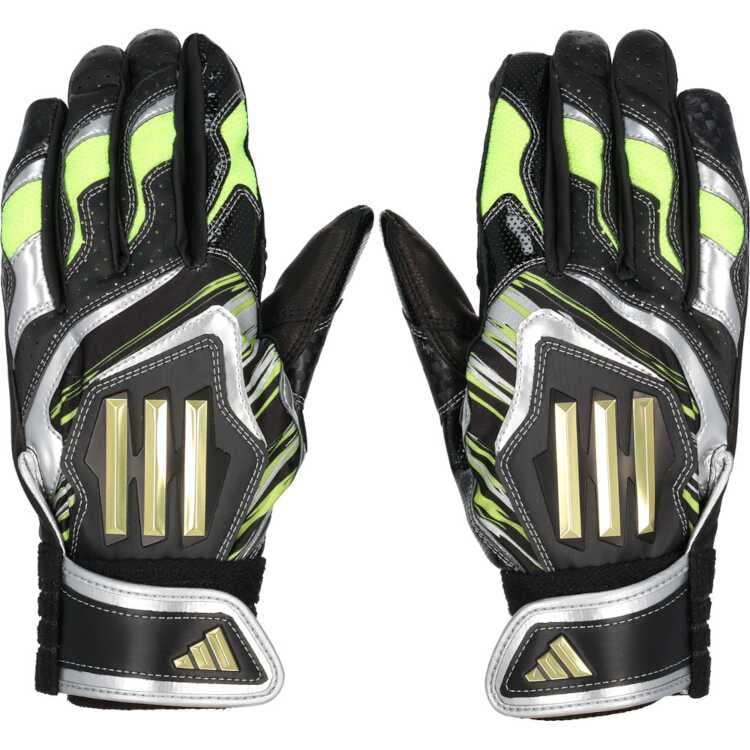 バッティンググラブ TOP1 L ブラック×シルバー #LBG202-1913