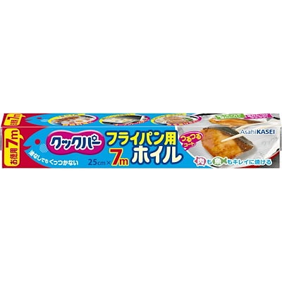 他サイト： 旭化成ホームプロダクツ クックパー フライパン用ホイル 25cm×7m クツクパフライパンヨウホイル7Mの商品画像