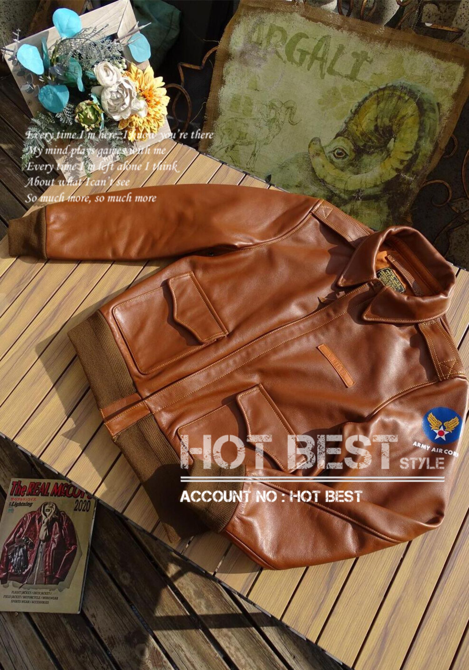 1.0mm カウハイド 復刻40s USAF TYPE A-2 V. HILTS フライトジャケット ギフト メンズ 革ジャン WWII 1942 大脱走 オイルレザー 牛革