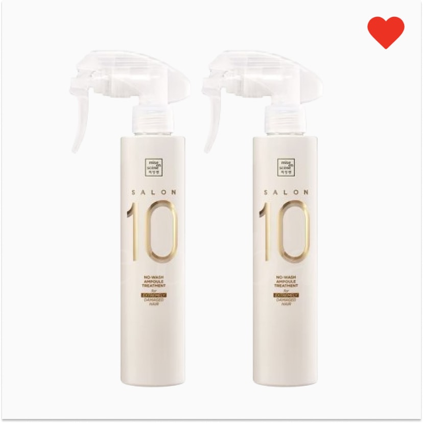 サロン10アンプルヘアミスト, 200ml +200ml /洗い流さないトリートメント/ ヘアオイル