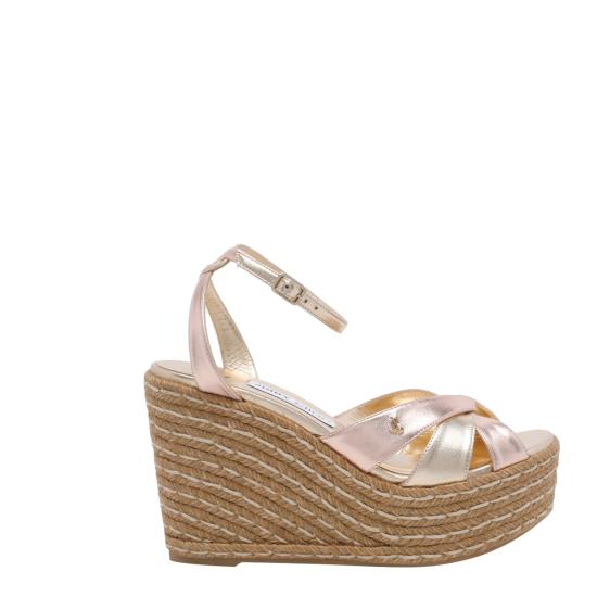 JIMMY CHOO Women Sandals KORRA 100 MNAGOLD Gold