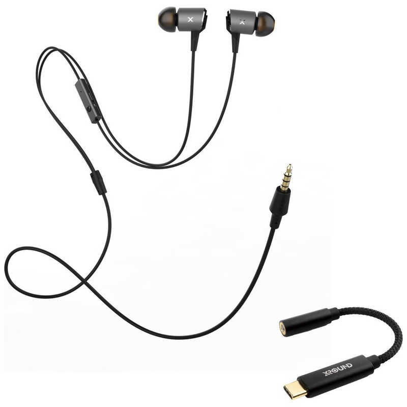 XROUND　ゲーミングヘッドセット φ3.5mmミニプラグ/イヤホンタイプ　XRD-XA03XTA02