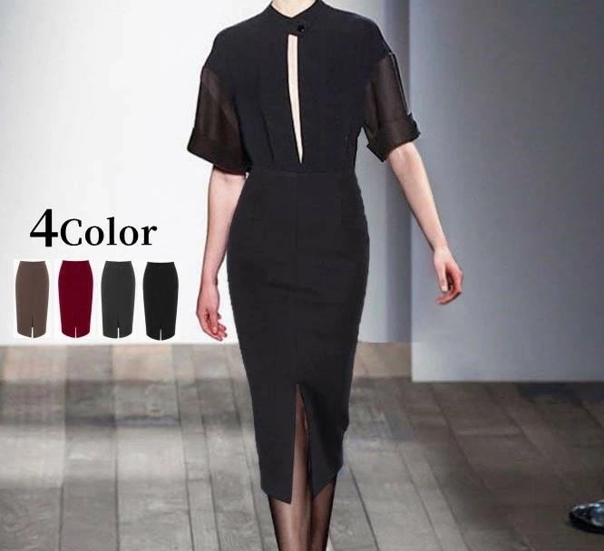 【2枚購入で100円OFF】新入荷 タイトスカート ラシャスカート スカート ひざ丈 レディース スカートミディアム丈 ハイウエスト 通勤 オフィス フォーマル ビジネス 就活 大きいサイズ 膝下丈