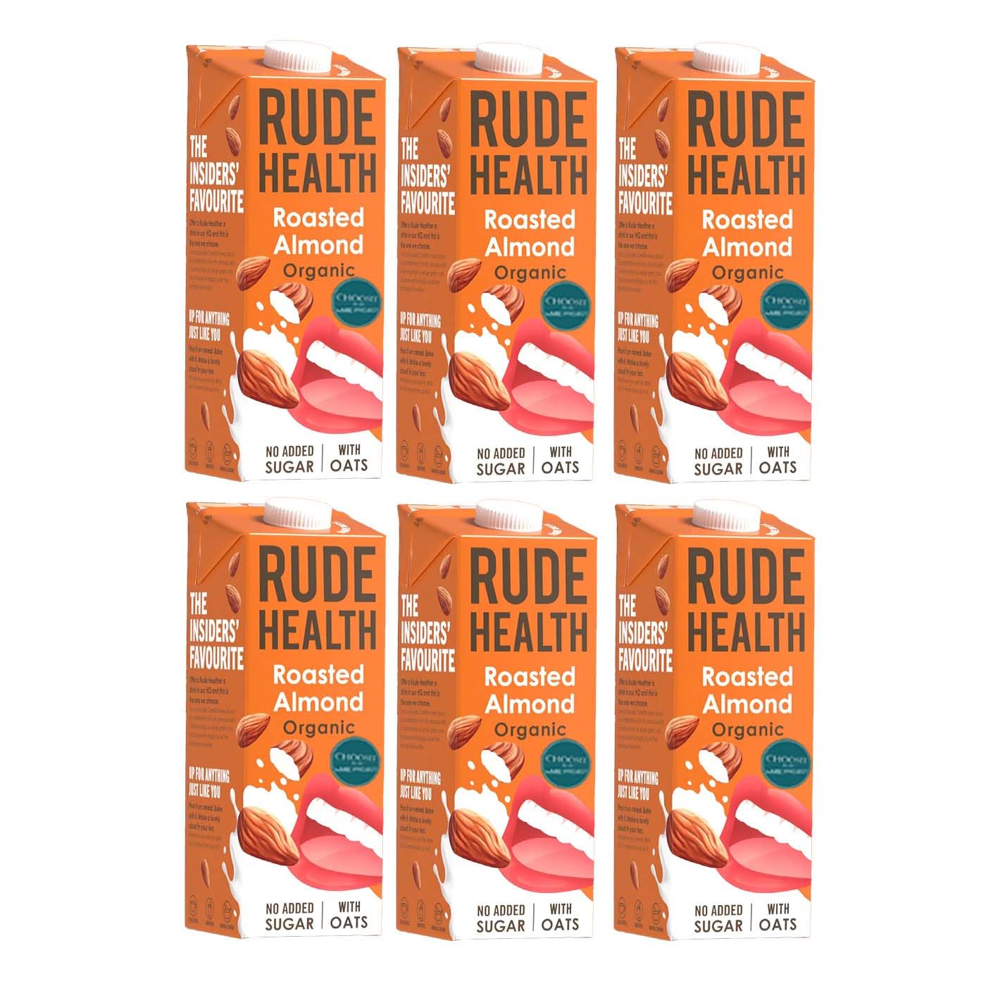 【ケース販売】Rude Health ルードヘルス オーガニック アーモンド オーツミルク 1L X 6個入 5,960円