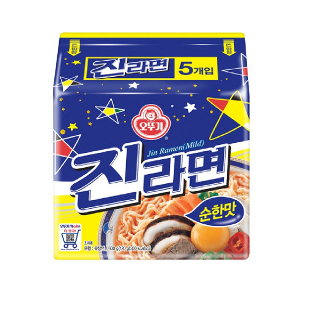 ジンラーメン_純粋な味(120GX5)×8EA(1BOX-40ea)