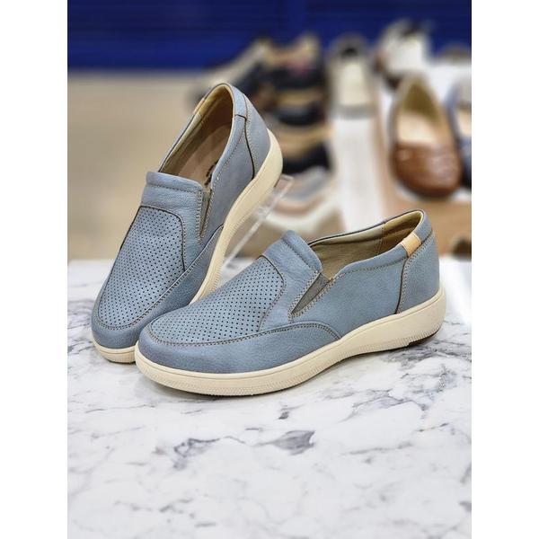 セーブゾーン05 女性3Cmヒール牛革パンチングスリップオンシューズ IOCRN459 (S44347947)