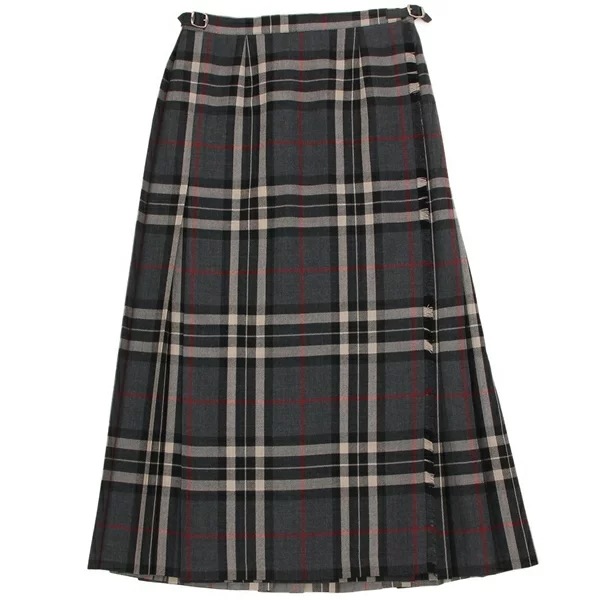 スカート ロングイージーキルト 83cm グレー マルチカラー レディース 5083