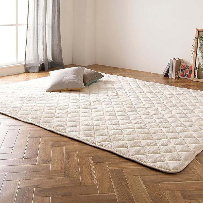 【即納】アイリスオーヤマ こたつ敷布団 長方形 蓄熱わた使用 ベロア素材 おしゃれ KSBA-2419 アイボリー