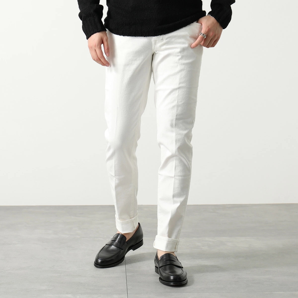 YCHAI イカイ デニム パンツ PANATELA パナテラ YPU001 1DS0001 AJ メンズ ジーンズ スキニー テーパード ストレッチ ウォッシュ 001/BIANCO