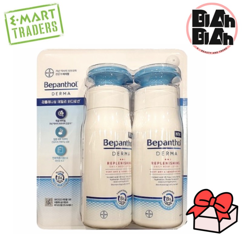 【韓国コストコ/トレーダーズ純正品 並行輸入品】 ダーマ ボディローション 400ml × 2個 韓国コスメ 保湿ローション 敏感肌用 全身用スキンケア