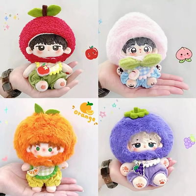 Qoo10] 10cm 15cm ぬいぐるみ 服 果物
