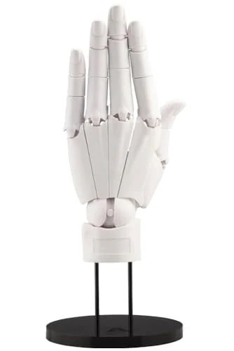 壽屋(KOTOBUKIYA) ARTIST SUPPORT ITEM ハンドモデル/L -WHITE- 1/1スケール アクションフィギュア