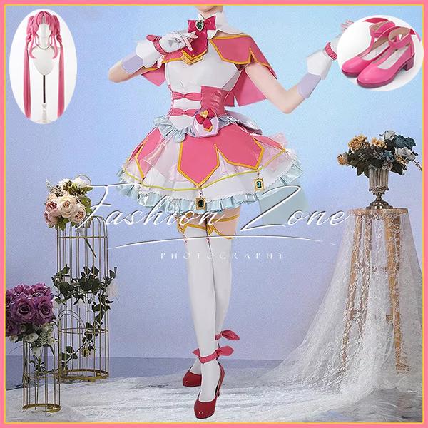 名探偵プリキュア 風 小林 みくる コスプレ衣装 ウィッグ 靴 cosplay ハロウィン 演出服 変装