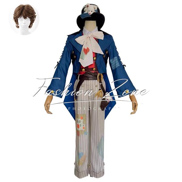 IdentityV 第五人格 風 曲芸師 マイク・モートン 利口者 コスプレ衣装 ウィッグ cosplay ハロウィン 演出服 変装