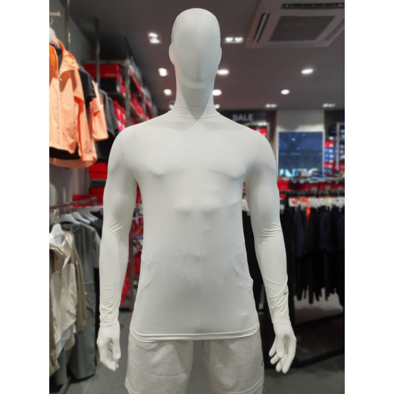[驪州店] 男性GM-メッシュミックス タートルネック ベース Tシャツ ホワイト PW3MT23M461