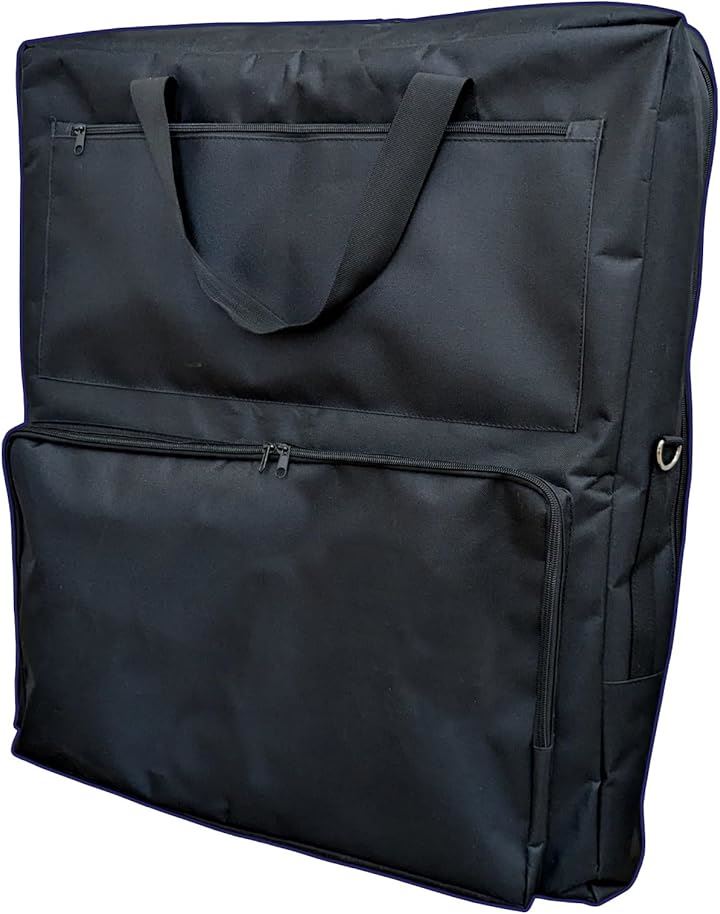 ソーラーパネル バッグ 収納バッグ 収納ケース 丈夫 ショルダーベルト付き(ブラック)