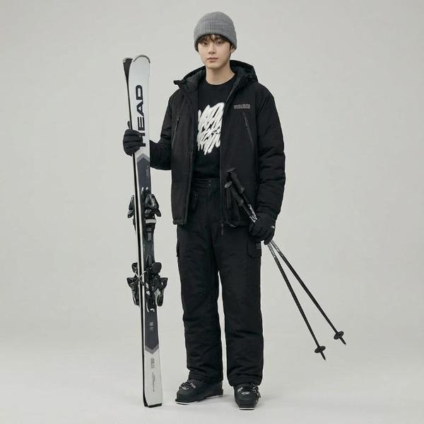 HANG TEN TEENS ツバキ01 タスラン スキー パディング パンツ_ブラック 14540-050-851-41-100 (S44036914)