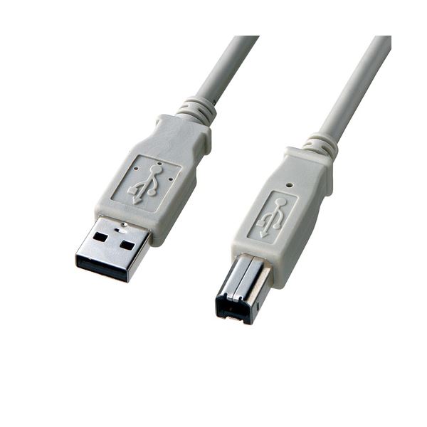 (5個セット) サンワサプライ エコUSBケーブル KU20-EC15KX5