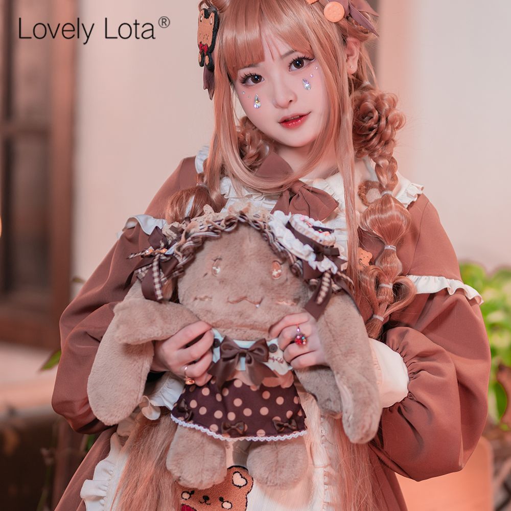 星月うさぎオリジナルipチョコレートlolitaぬいぐるみ肩斜め掛けリュックぬいぐるみうさぎバッグガールフレンドプレゼント