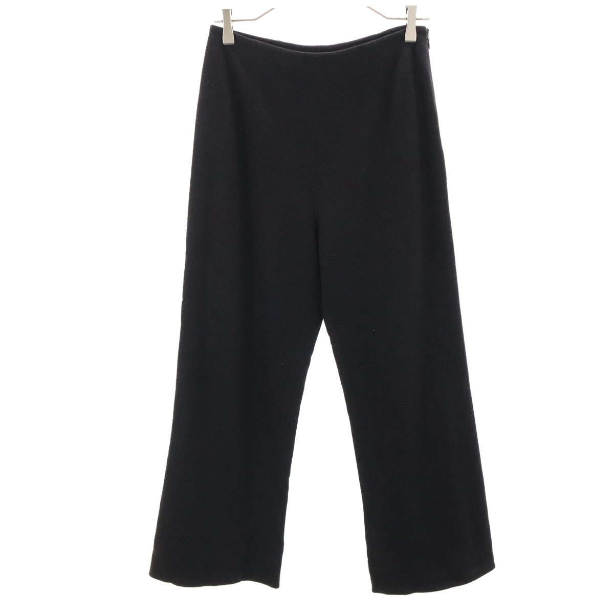 ウールパンツ 40 チャコール系 レディース 古着