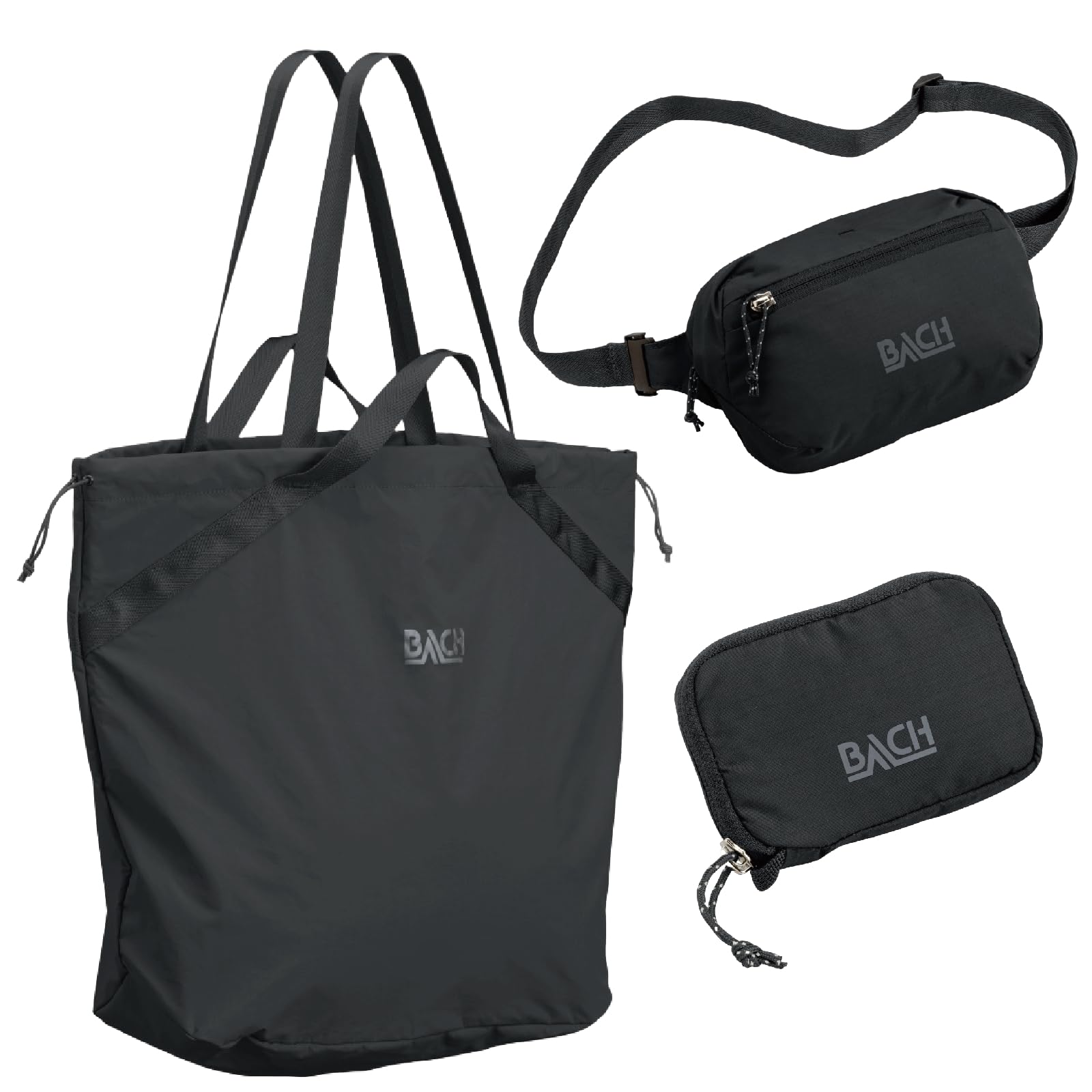 [バッハ] 3点セット 【 Itsy Bitsy Tote Bag Set Wallet and Pouch 25L 】アウトドア トートバッグ 財布 ポーチ キャンプ 旅行 トラベル BACH