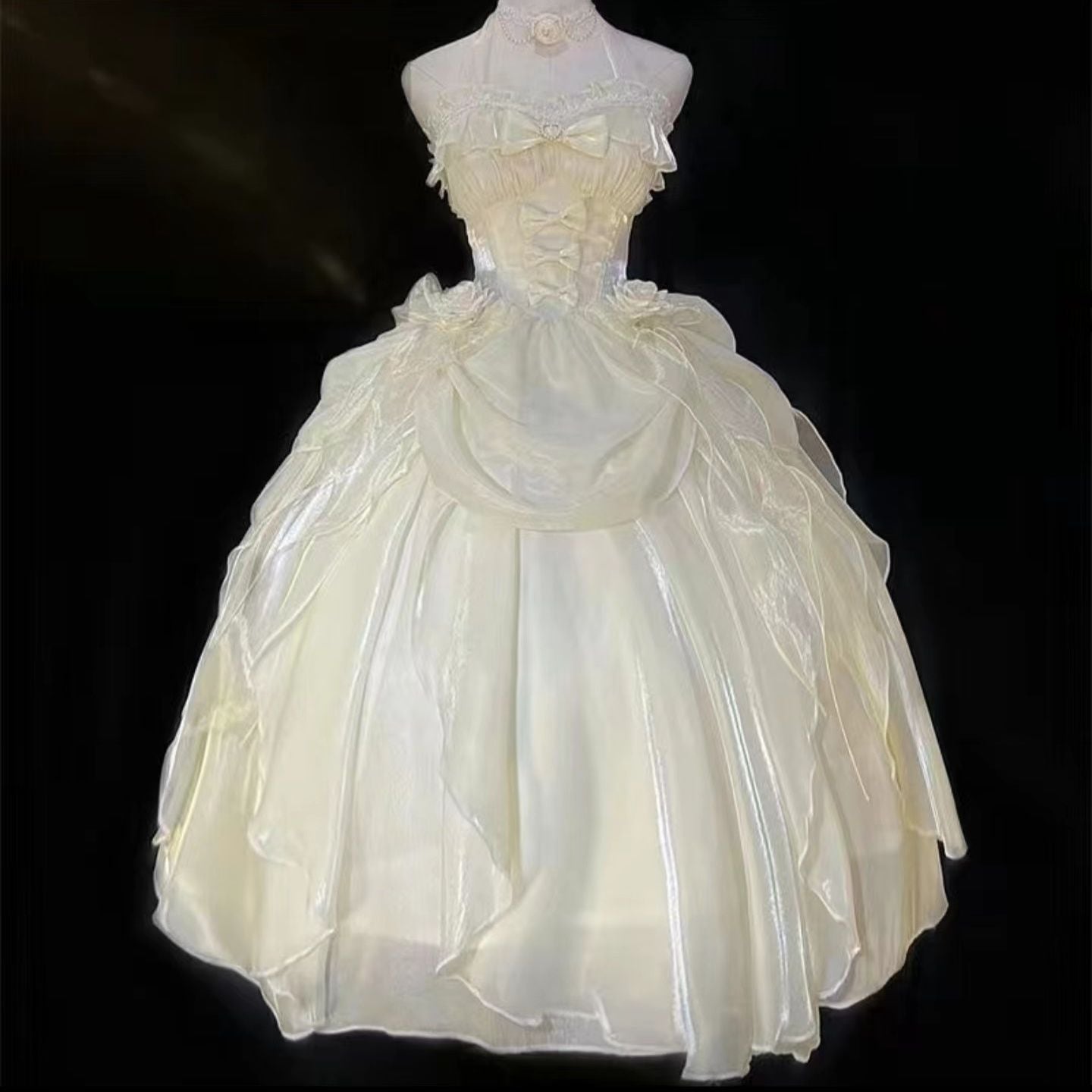 Lolita ホルタードレス JSK ローズ ロマンティック エレガント スカート